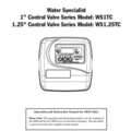 Clack WS1TC Filter Valves User Manual